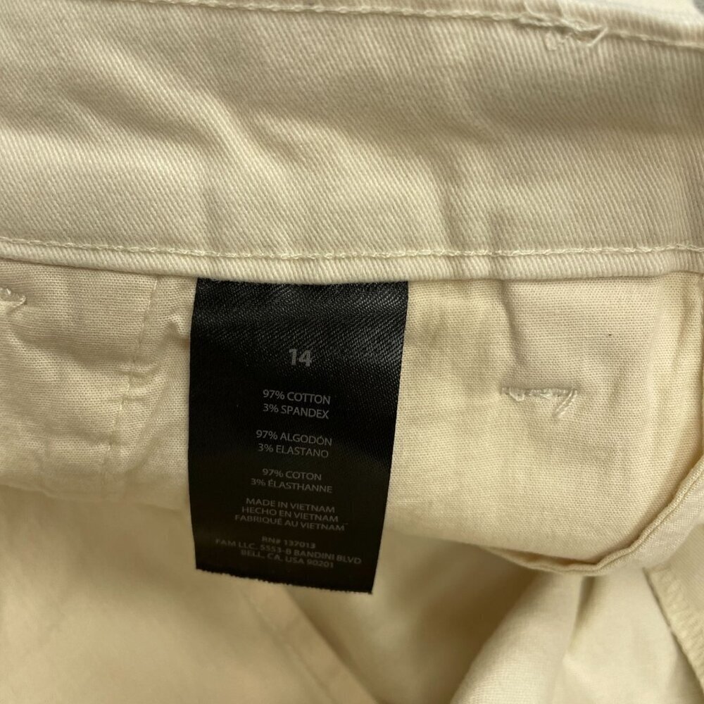 Banana Republic Pleat Front Women's 14 Chino Shorts Tan N0644 - Picture 5 of 7